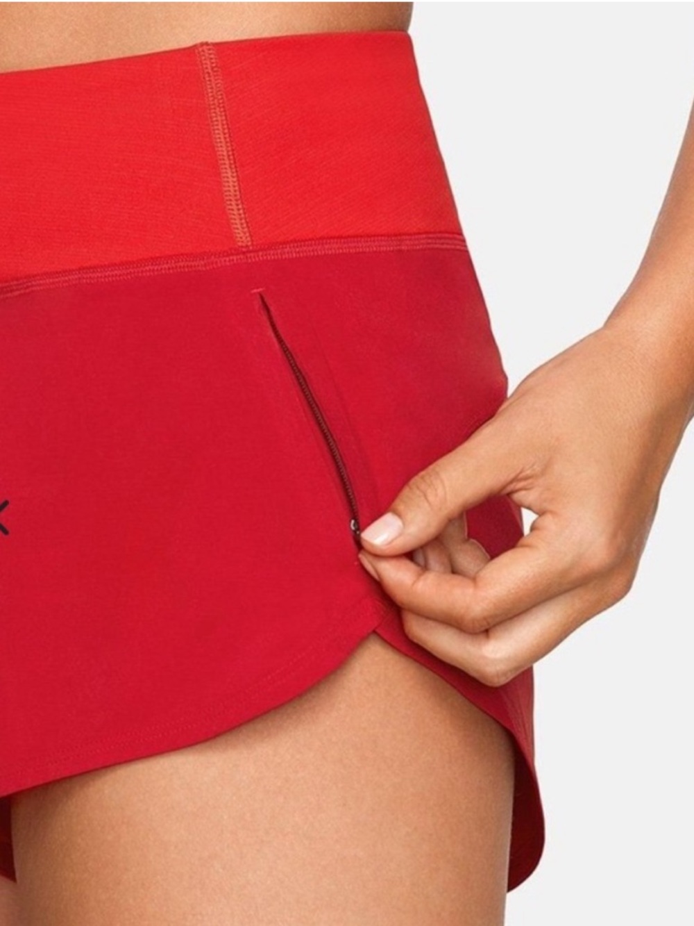 Outdoor voices OV red Hudson shorts small active running EUC - Picture 8 of 9